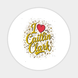 I love Cailtin Clark 22 stars decorations effect Magnet